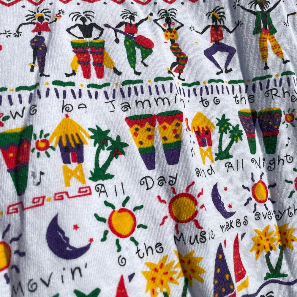 Vintage Rasta reggae St. Thomas short sleeve unisex tee
